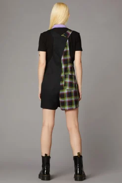 Women Black Friday Dresses & Pinafores*Vivid Tartan Goth Overall