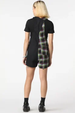 Women Black Friday Dresses & Pinafores*Vivid Tartan Goth Overall