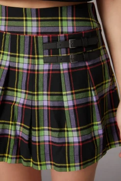 Women Black Friday Skirts & Skorts*Vivid Tartan Goth Skort