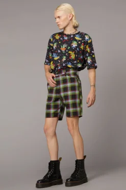 Men Black Friday Pants & Shorts*Vivid Tartan Unisex Short