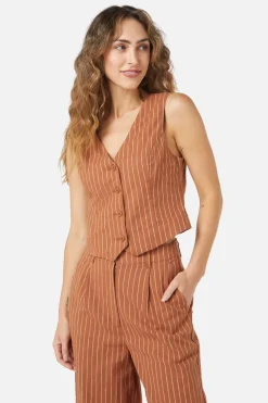 Women Princess Highway Blouses & Tops*Walter Stripe Vest