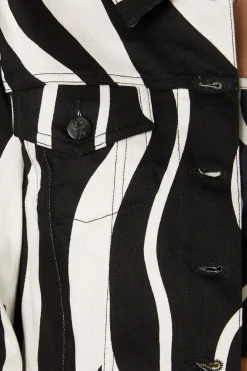 Women Black Friday Jackets & Coats*Warped Geo Print Jacket