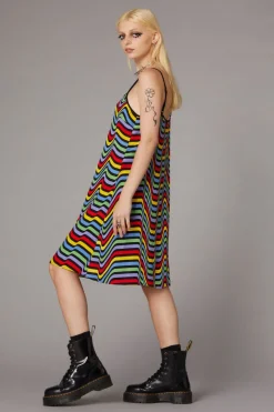 Women Black Friday Dresses & Pinafores*Warped Print Dress