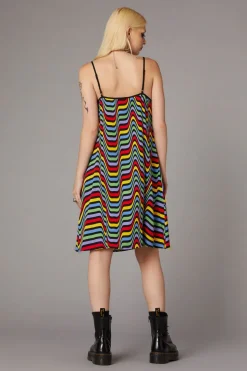 Women Black Friday Dresses & Pinafores*Warped Print Dress