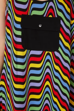 Women Black Friday Dresses & Pinafores*Warped Print Dress