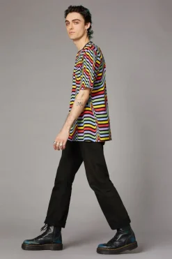 Men Black Friday Shirts & Tees*Warped Print Unisex Tee