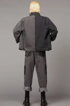 Men Black Friday Coats & Jackets*Washed Denim Trucker Jacket