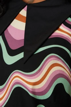 Women Black Friday Dresses & Pinafores*Wave Craze Print Dress