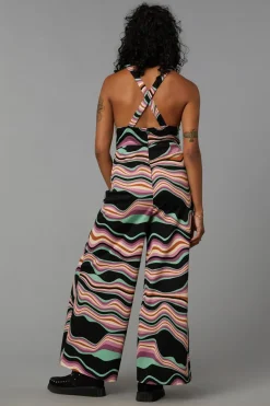 Women Black Friday Pants & Jumpsuits*Wave Craze Print Overall