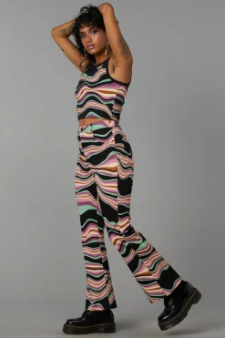Women Black Friday Pants & Jumpsuits*Wave Craze Print Pant
