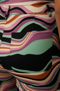 Women Black Friday Pants & Jumpsuits*Wave Craze Print Pant