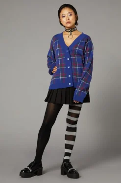 Women Black Friday Knitwear & Cardis*Werewolf Tartan Cardi