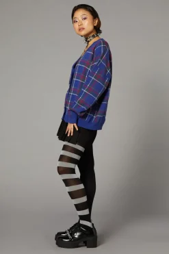 Women Black Friday Knitwear & Cardis*Werewolf Tartan Cardi