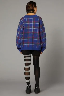 Women Black Friday Knitwear & Cardis*Werewolf Tartan Cardi