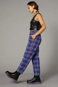 Women Black Friday Pants & Jumpsuits*Werewolf Tartan Goth Pant