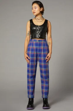 Women Black Friday Pants & Jumpsuits*Werewolf Tartan Goth Pant