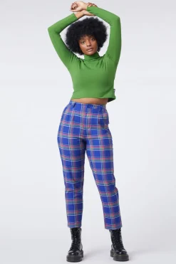 Women Black Friday Pants & Jumpsuits*Werewolf Tartan Goth Pant