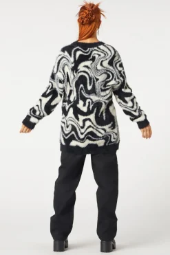 Women Dangerfield Knitwear & Cardis*Who Are You Geo Knit Cardi