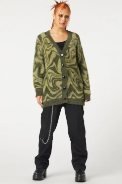 Women Dangerfield Knitwear & Cardis*Who Are You Geo Knit Cardi