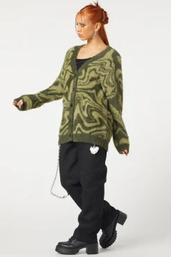 Women Dangerfield Knitwear & Cardis*Who Are You Geo Knit Cardi