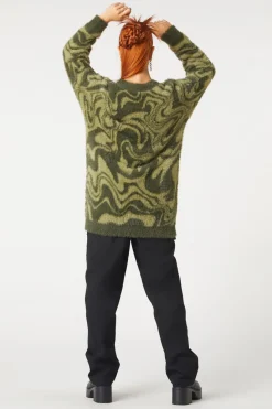 Women Dangerfield Knitwear & Cardis*Who Are You Geo Knit Cardi