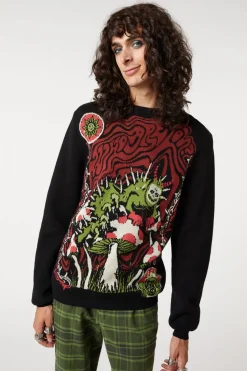 Men Dangerfield Jumpers & Knits*Who Are You Scene Knit