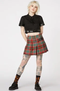 Women Dangerfield Skirts & Skorts*Wichita Tartan Buckle Skort