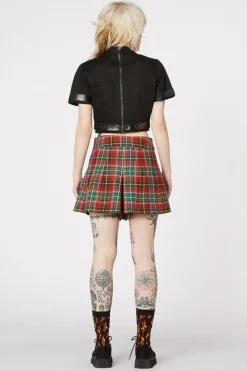 Women Dangerfield Skirts & Skorts*Wichita Tartan Buckle Skort