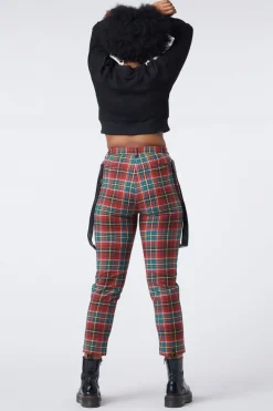 Women Dangerfield Pants & Jumpsuits*Wichita Tartan Fitted Pant