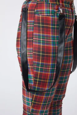 Women Dangerfield Pants & Jumpsuits*Wichita Tartan Fitted Pant