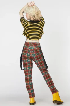 Women Dangerfield Pants & Jumpsuits*Wichita Tartan Fitted Pant