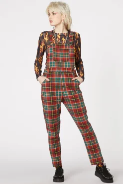 Women Dangerfield Pants & Jumpsuits*Wichita Tartan Long Overall