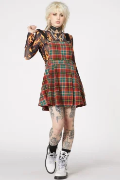 Women Dangerfield Dresses & Pinafores*Wichita Tartan Punk Pinny
