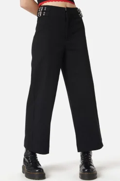 Women Dangerfield Pants & Jumpsuits*Wide Leg Buckle Pant