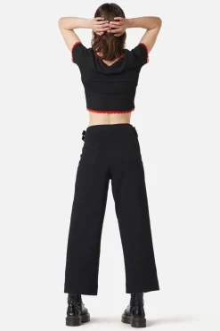 Women Dangerfield Pants & Jumpsuits*Wide Leg Buckle Pant