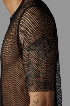 Men Black Friday Shirts & Tees*Wide Mesh Top