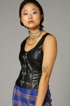 Women Black Friday Corsets & Harnesses*Winona Pu Goth Corset