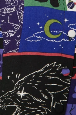 Women Black Friday Dresses & Pinafores*Wolf Pack Print Dress