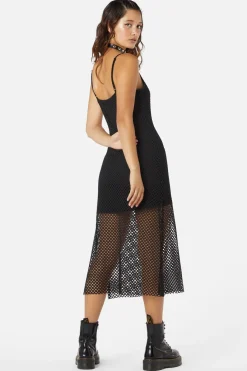Women Dangerfield Dresses & Pinafores*Wounded Wide Mesh Midi Dress