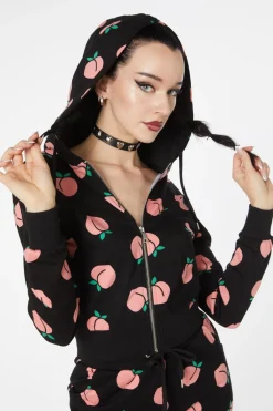 Women Dangerfield Knitwear & Cardis*You Peach Cotton Hoodie