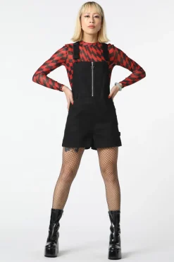 Women Black Friday Dresses & Pinafores*Zip Goth Overall