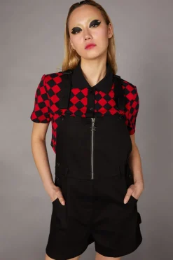Women Black Friday Dresses & Pinafores*Zip Goth Overall