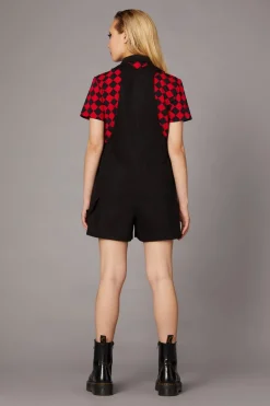 Women Black Friday Dresses & Pinafores*Zip Goth Overall